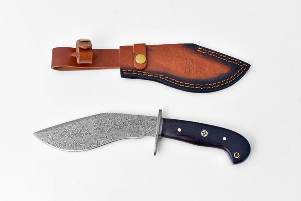 Obsidian Warrior Damascus Gurka by Titan TK-126