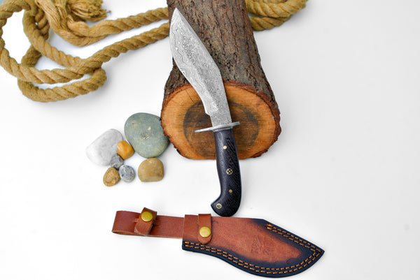 Obsidian Warrior Damascus Gurka by Titan TK-126