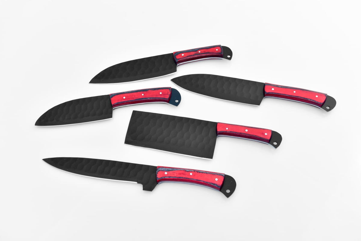 5-Piece Knife Set / With Leather carry Bag - TK-089 – Titan