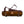 Load image into Gallery viewer, 4-Piece Damascus & Wood Grip Knife Set / With Leather carry Bag