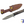 Load image into Gallery viewer, Arrival (NEW) TD-708 MILITARY STYLE CLIFF POINT KNIFE HIGH CARBON DAMASCUS BLADE HAND MADE BY TITAN STACKED LEATHER HANDLE