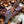 Load image into Gallery viewer, Damascus Steel Folding Knife Tanto Blade Engraved Walnut Handle and Copper Bolster Titan Pocket Samurai X TF-012