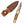 Hand-Forged Damascus Steel Clip Point Camping Knife – Ram's Horn Handle with Brass Guard & Hand-Tooled Leather Sheath TKT-5