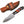 Premium Damascus Steel Fixed Blade Drop Point Knife – Custom Multi-Color Inlay Handle TKT-2