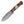 Load image into Gallery viewer, Hand-Forged Damascus Steel Drop Point Hunting Knife – Rosewood &amp; Turquoise Mosaic Inlay Handle with Hand-Tooled Leather Sheath TKT-4
