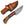 Load image into Gallery viewer, Hand-Forged Damascus Steel Drop Point Skinning Knife – Tiger Bamboo, Wenge &amp; Rosewood Handle with Hand-Tooled Leather Sheath TKT-6
