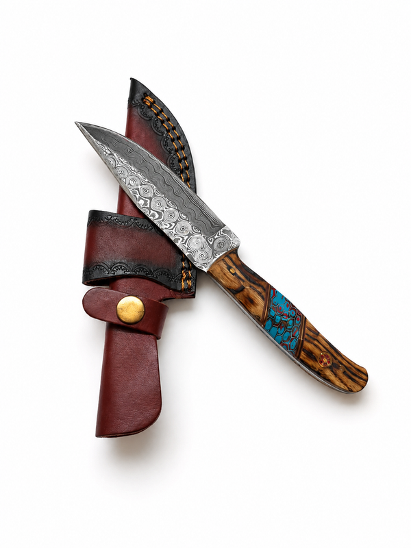 Titan Desert Mosaic Damascus Knife