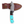 Turquoise Crest Damascus Outdoor Knife with Leather Sheath TK-484