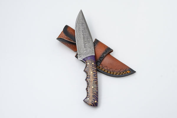 Ironfang – Damascus Hunter Knife - TK-457