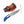 Damascus Steel Folding Knife Dyed Blue Bone TF-047