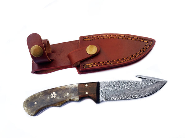 Damascus Knife Compact Utility Knife TD-176B