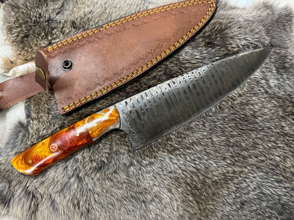 Damascus Steel Custom Cheff Knife TK-104