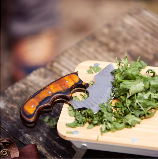 Titan Custom Alaskan Ulu style blade, perfect for outdoors and indoor use TD-315