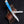 Load image into Gallery viewer, Titan "Zellige Tile" High Carbon Double-Blade Folding Knife — Turquoise Mosaic Resin Handle | Hand-Tooled Leather Belt Sheath TD-101
