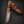 Load image into Gallery viewer, Hand-Forged Damascus Steel Drop Point Knife | Bocote Wood &amp; Ruby Red Resin Handle | Leather Sheath TK-512
