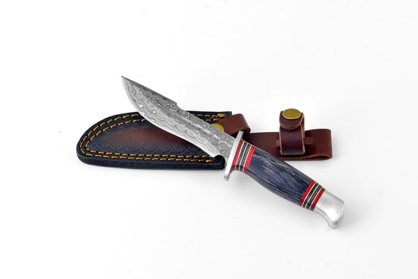 Damascus Steel Utility & Camping Knife TK-163