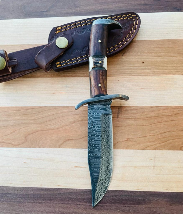 Wildwood Heritage Damascus Outdoor Knife TK-083