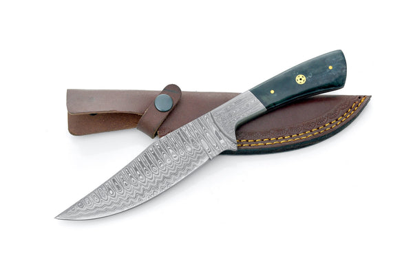 Hand Forged Damascus Knife , HUNTING KNIFE BY TITAN TD-193