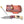 Bear Engraved Damascus Folding Knife with Leather Sheath - TF-089
