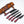 5-Piece Hand-Forged Kitchen Knife Set - Dragon Scale Carbon Steel - Red Diamond Wood Handles & Leather roll - CK-002