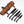 Hand-Forged 5-Piece Kitchen Knife Set | Hammered Black Carbon Steel | Pakkawood & Black WalnutHandles - CK-003
