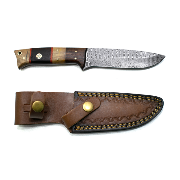 Hand forged knife, Damascus knife, Hand forged Damascus, Hand made hunting knife, Camping knife by Titan Td-192 (Copy)