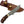 Damascus Steel Fixed Blade Knife with Walnut & Stag Horn Handle Hunting Knife TD-159