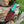 CUSTOM HANDMADE FORGED DAMASCUS STEEL HUNTING KNIFE BLADE WITH Acrylic SCALES TK-016