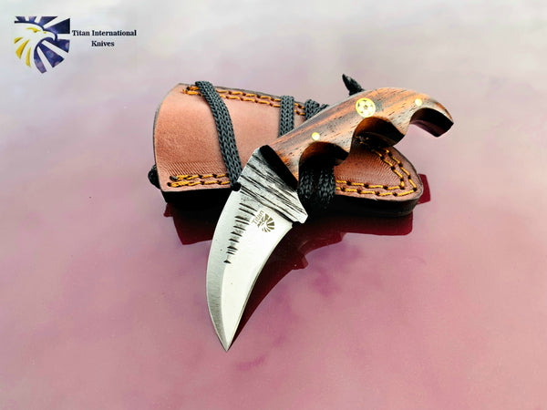 Mini Carbon Steel Neck Knife, perfect everyday carry TC-53
