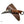Damascus Flash Ring Skinner with Rose Wood Scales - Curved Fixed Blade Knife TD-199