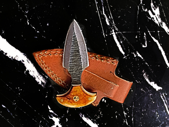 High Carbon Hand Forged Titan Shark Tooth EDC Knife