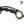 Damascus Ring Skinner with Black Canvas Micarta Scales - Curved Fixed Blade Knife TD-197