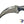 Damascus Ring Skinner with Black Canvas Micarta Scales - Curved Fixed Blade Knife TD-197